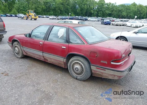 1992 Buick Regal Limited z USA, uszkodzony, nr VIN 2G4WD54L9N1485567